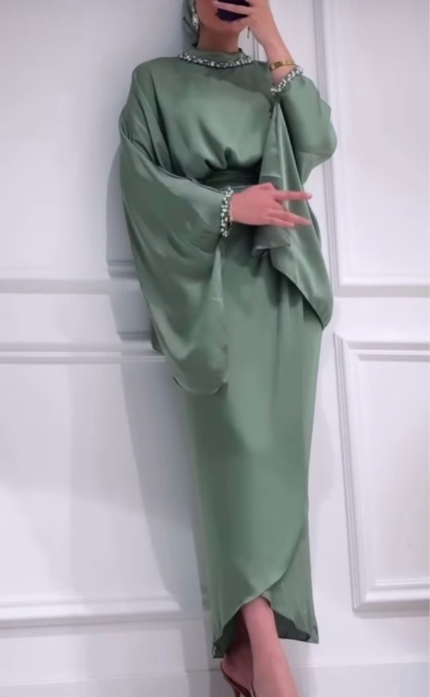 Ensemble satiné