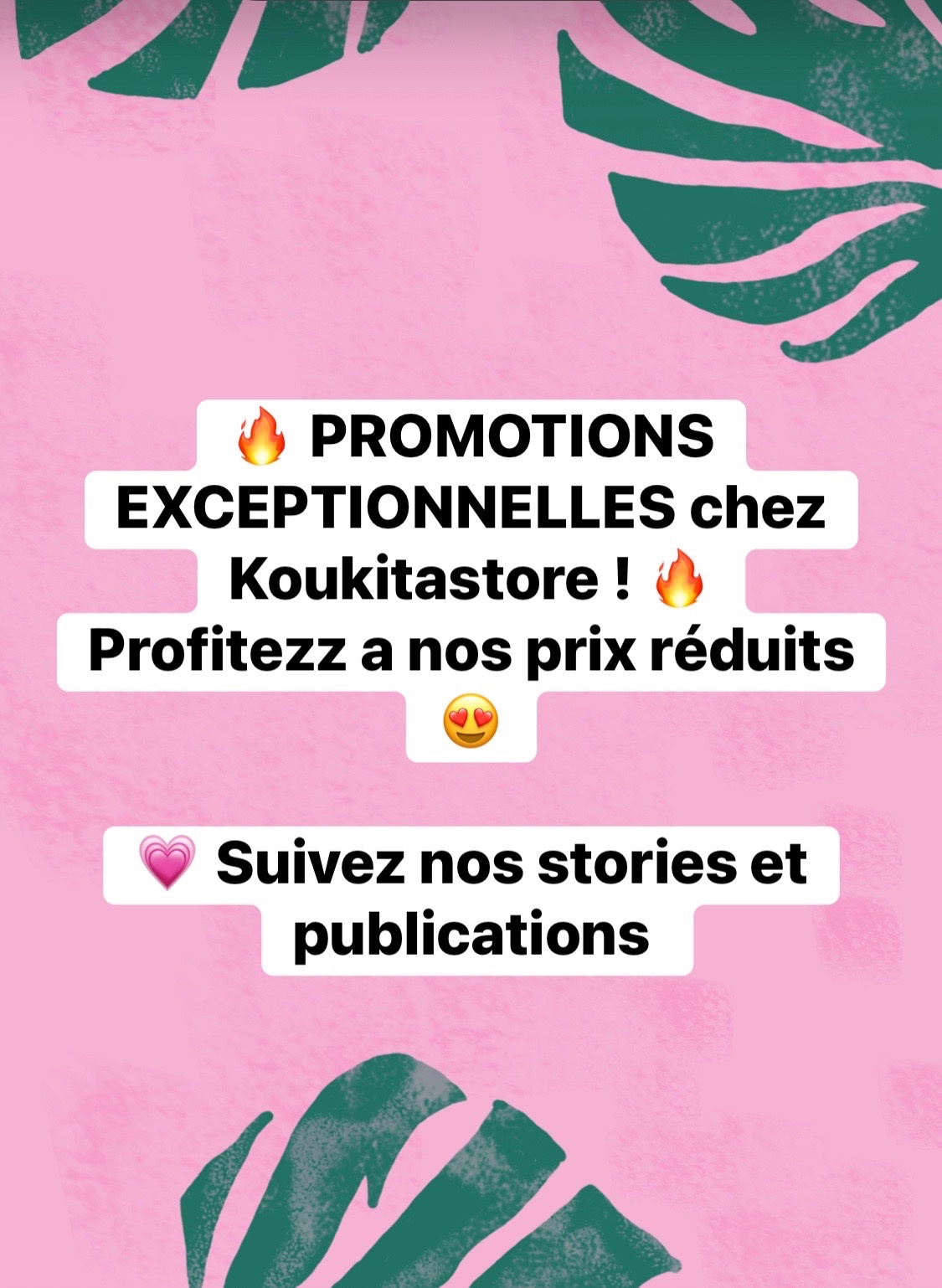 PROMOTION sur tous la collections Jusqu’à  50%🔥