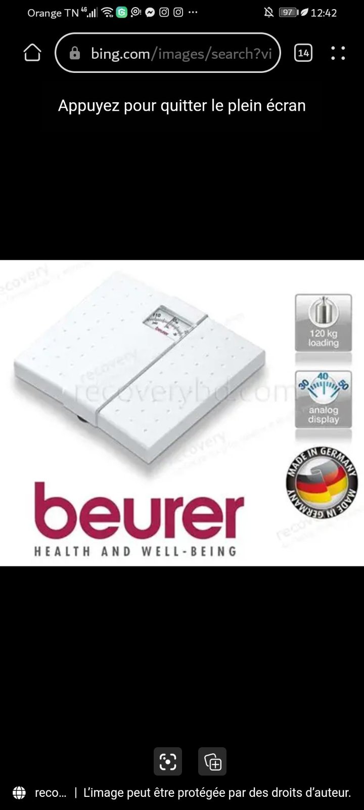 Beurer scale Ms 01