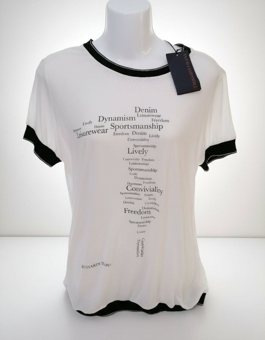 T shirt Trussardi jeans authentique