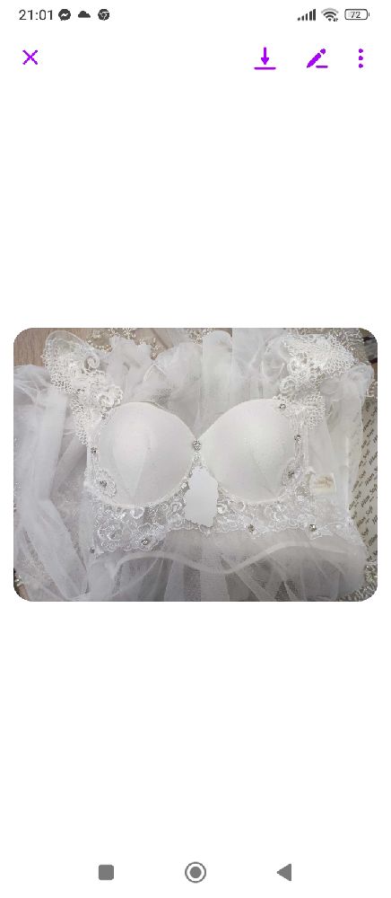 Nuisette tres feminine avec string