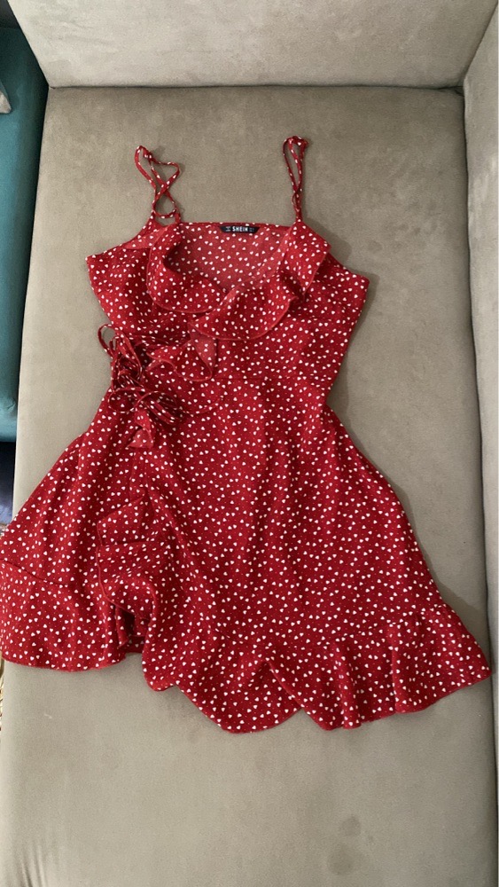 Robe shein rouge 
