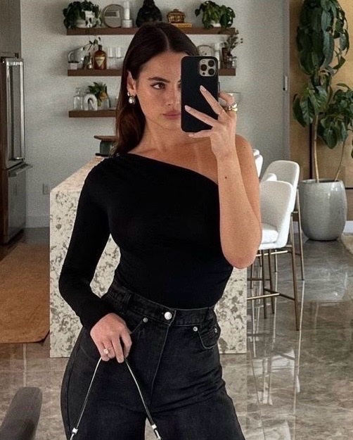 One shoulder bodysuit