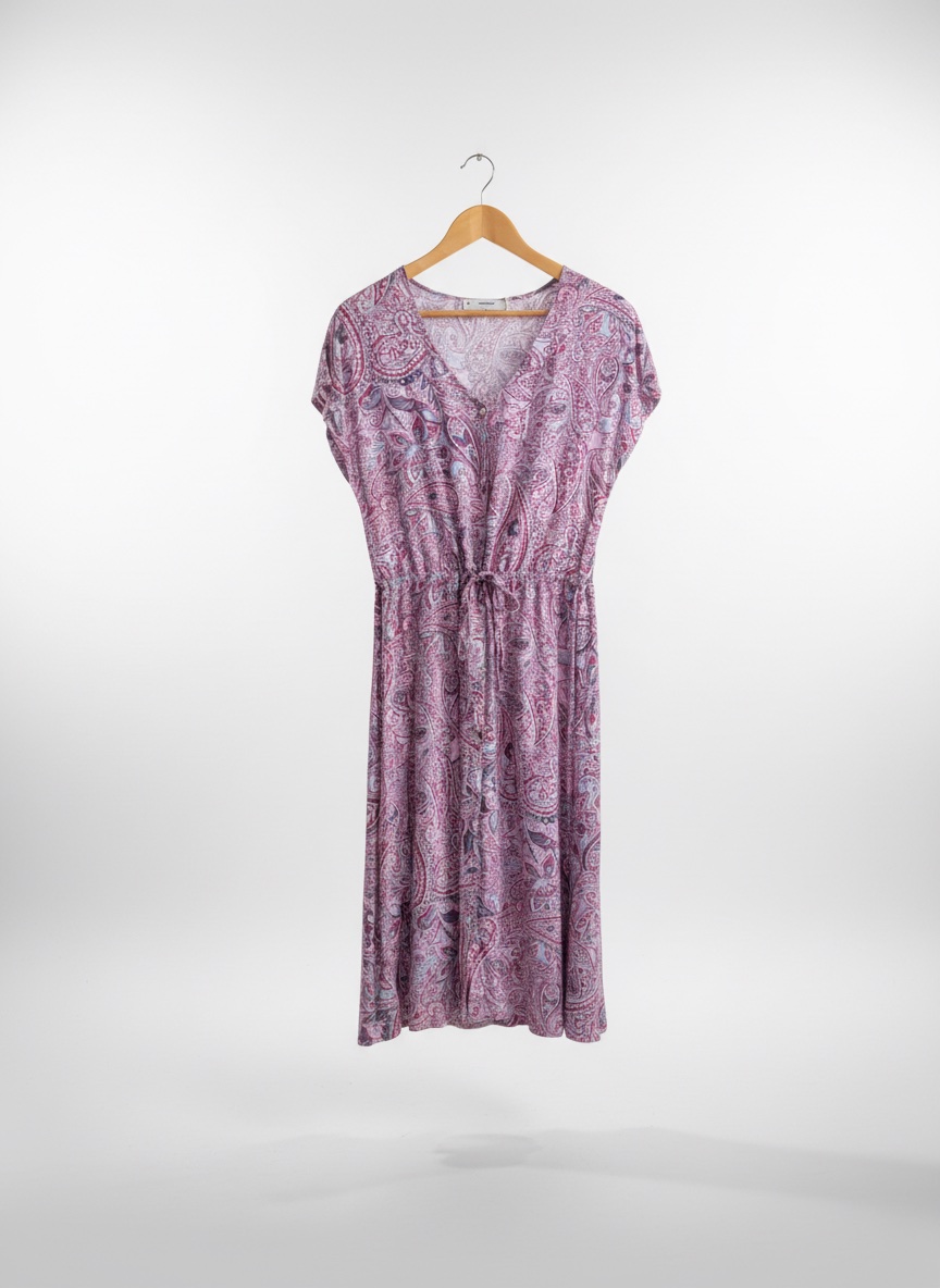 Robe midi fleurie