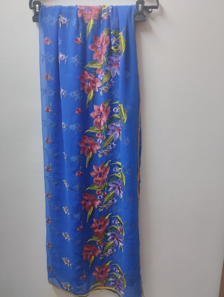 Grande foulard en mousseline 2m/1m