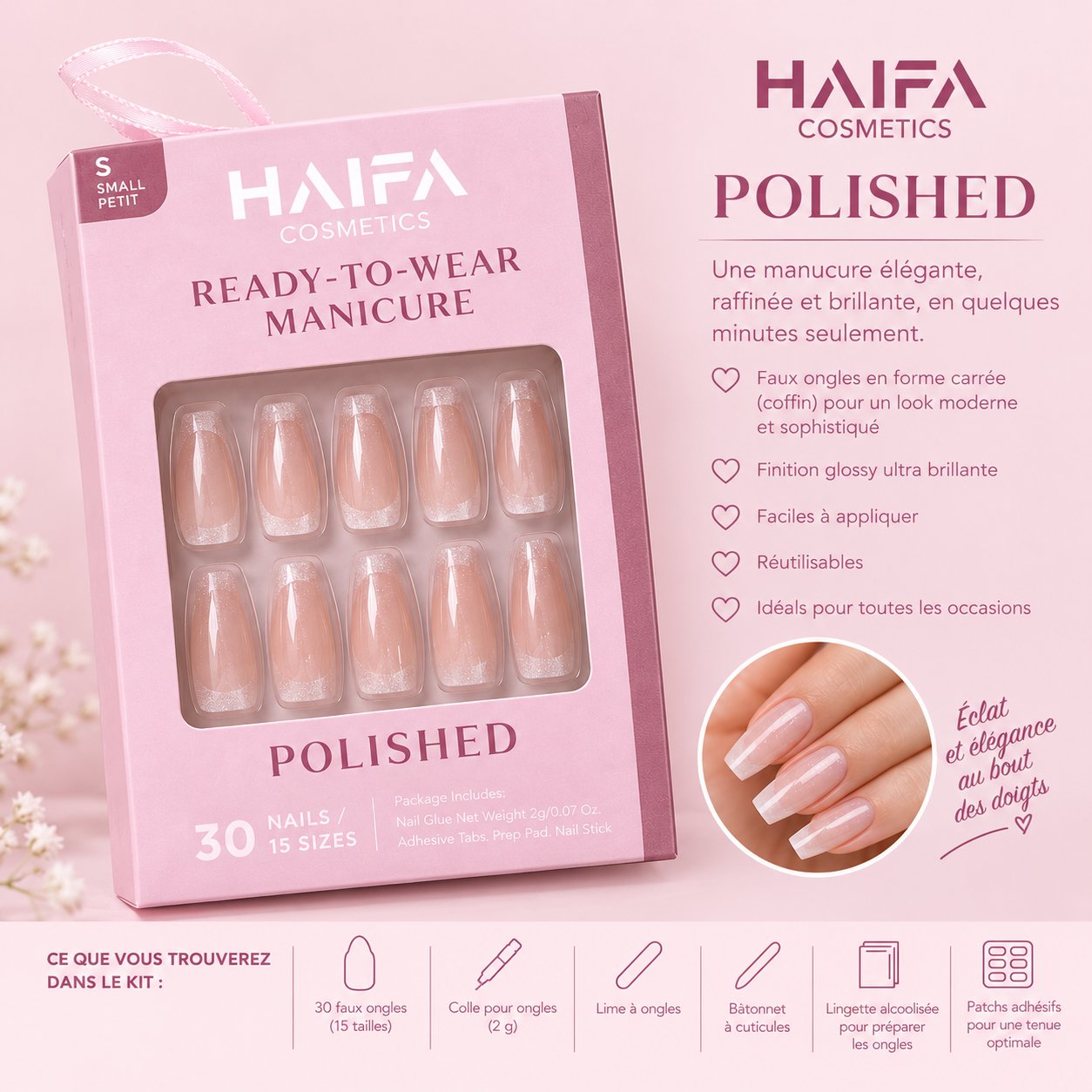 Press on faux ongles