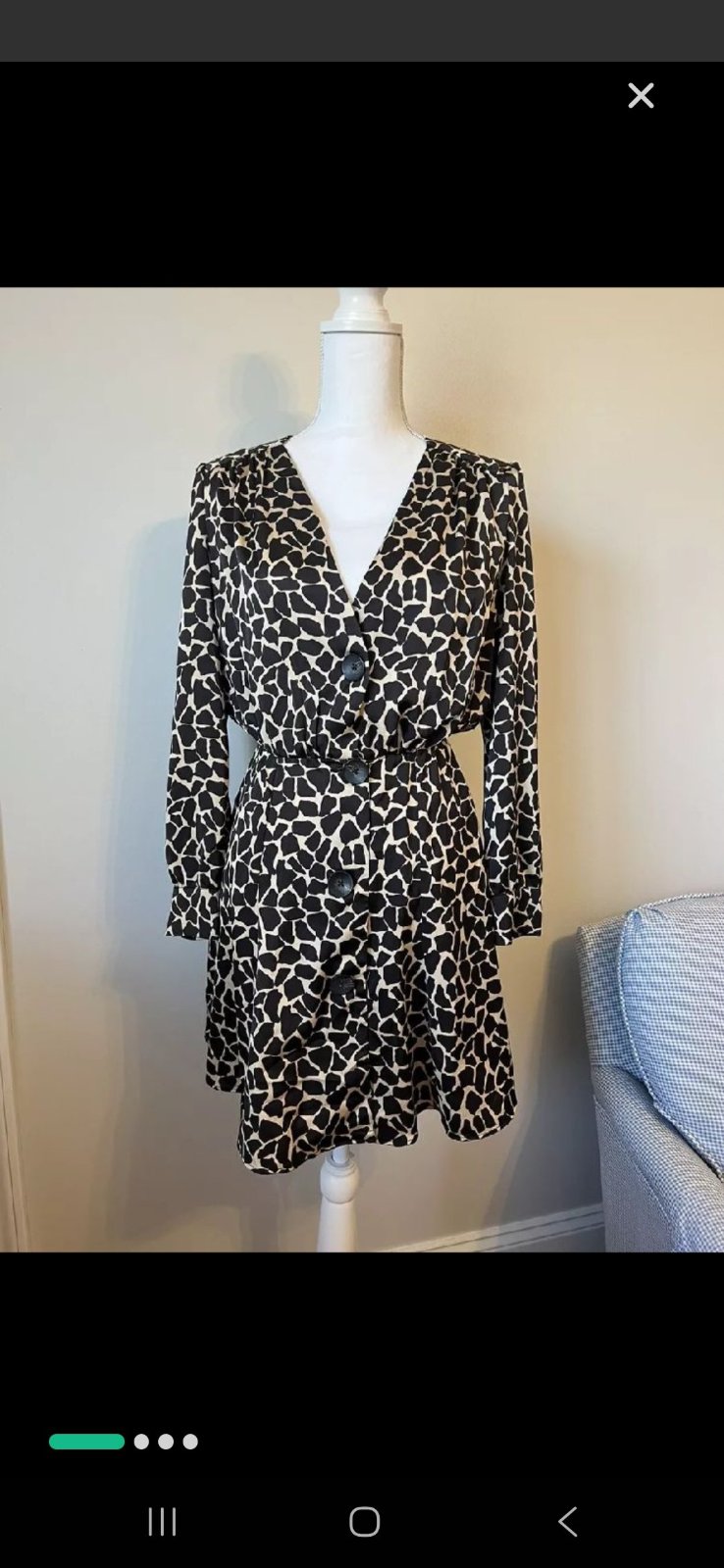 Robe zara satinee
