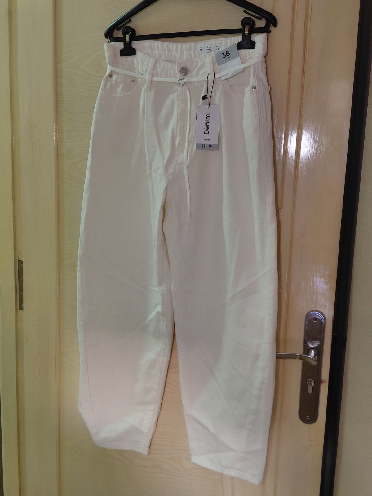 Jean Barrel Off white