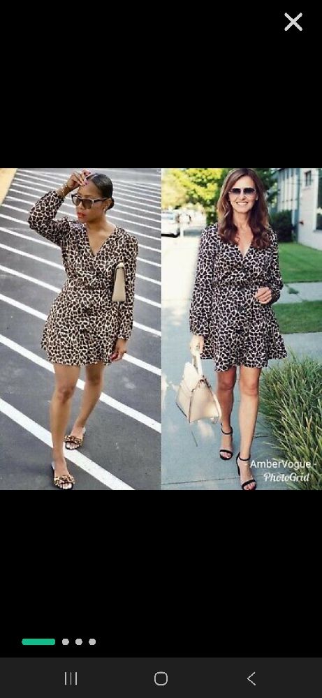 Robe zara leopard