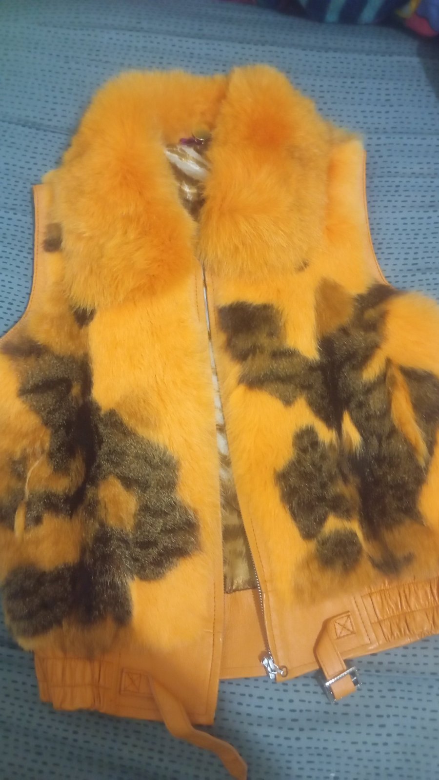 Gilet Fourrure Renard 🦊 Roux 