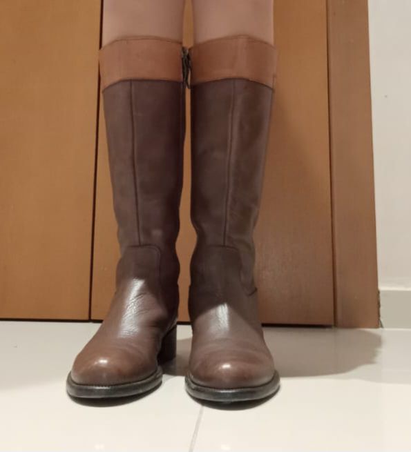 bottes en cuir