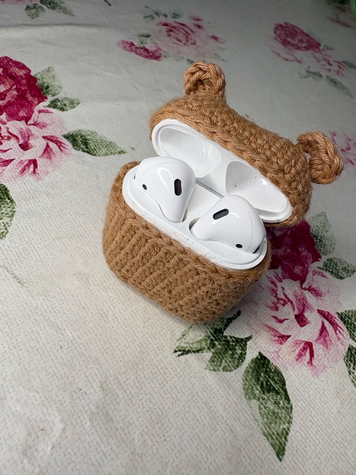 Crochet airpods case cute bear