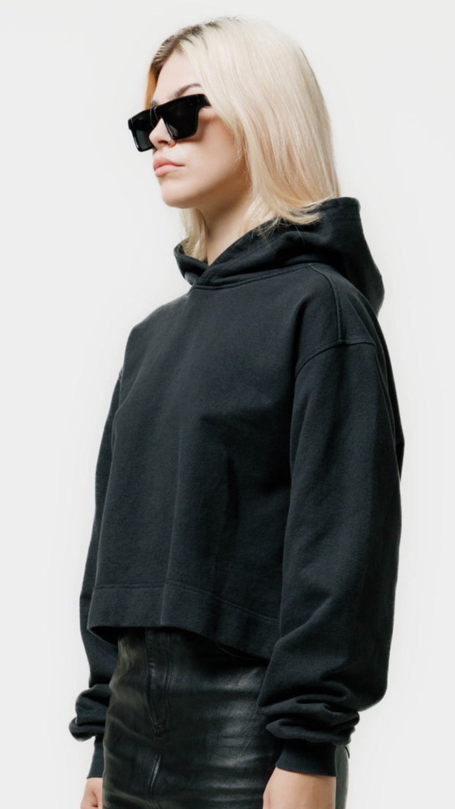 Cropped hoodie