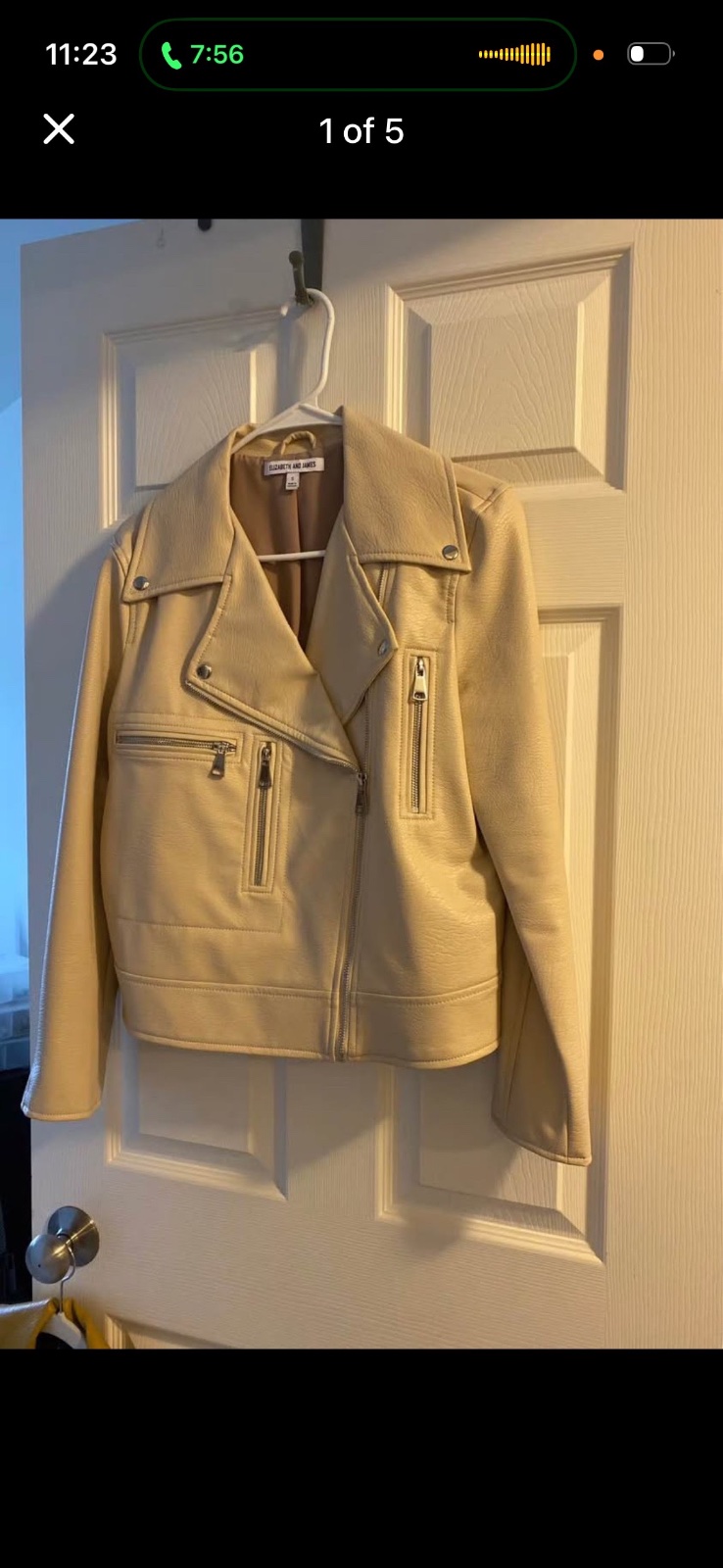 Veste en cuir