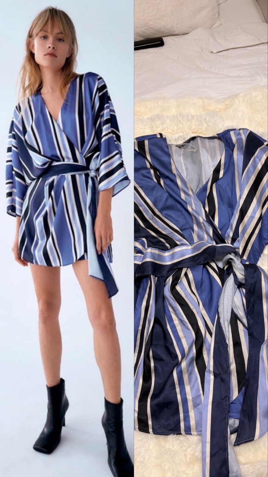 Zara wrap jumpsuit 