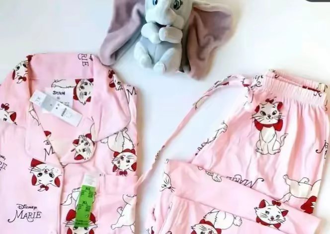 Pyjama Primark coton demi manches taille M L Xl Xxl