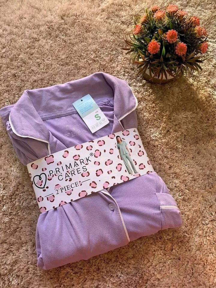 Pyjamas Primark uni qualité top tailles S M L 
