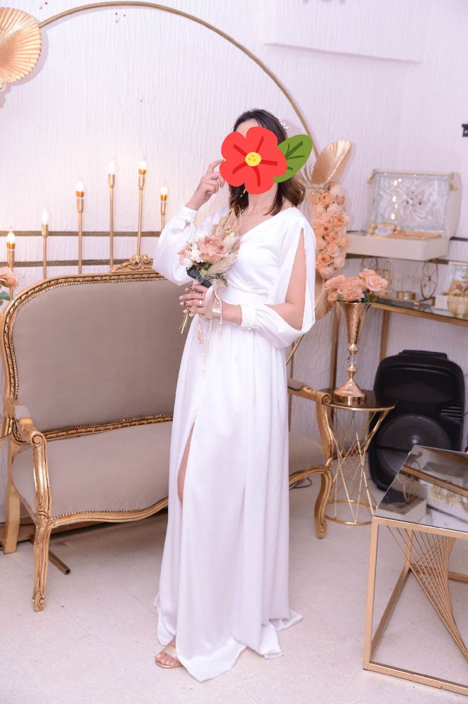 robe blanche de fiançailles 