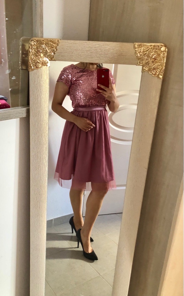 Robe rose fouchia 34 36