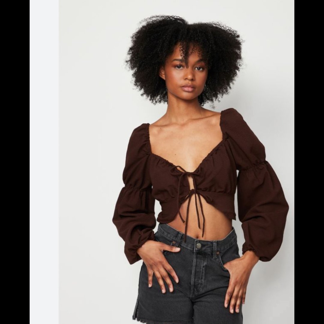 Joli croptop bohème H&M T38 NEUF 💖  