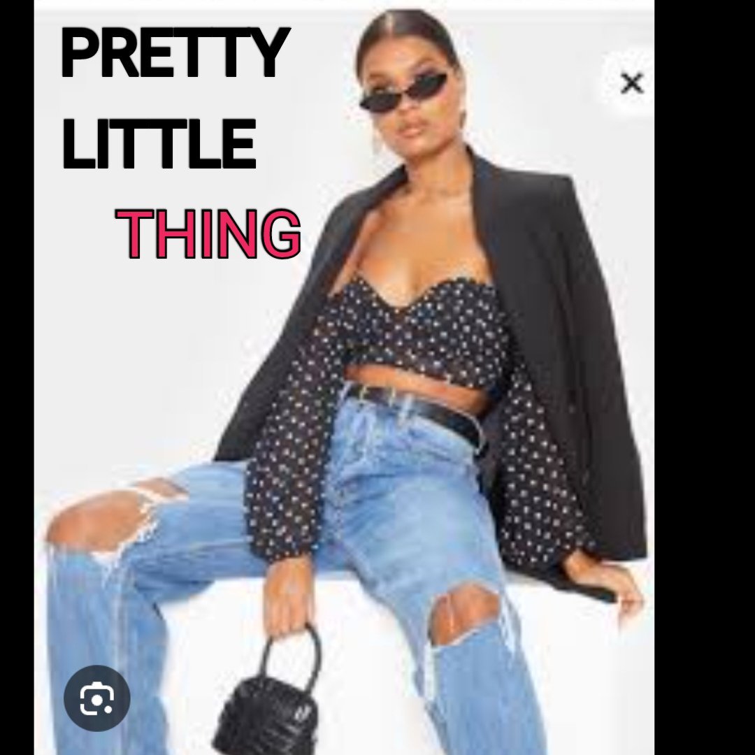 Croptip PRETTY LITTLE THINGS T40 NEUF💖 