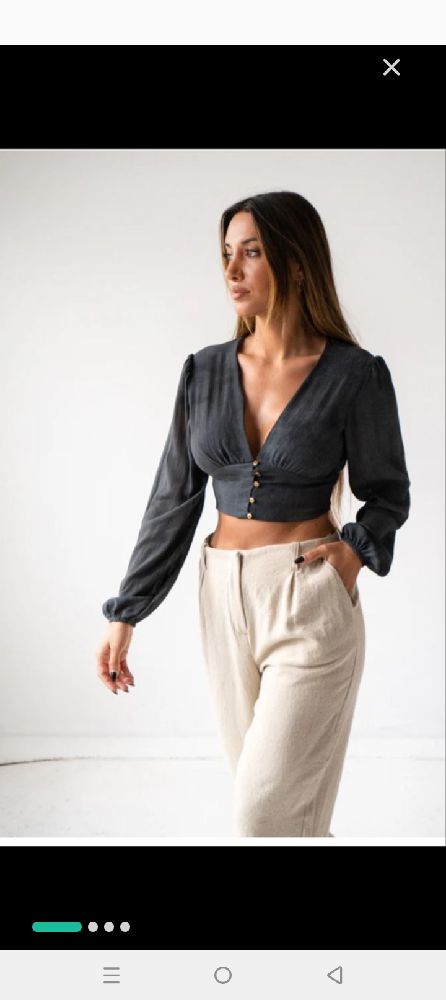 Jolie blouse soirée ZARA taille XL jamais portée 