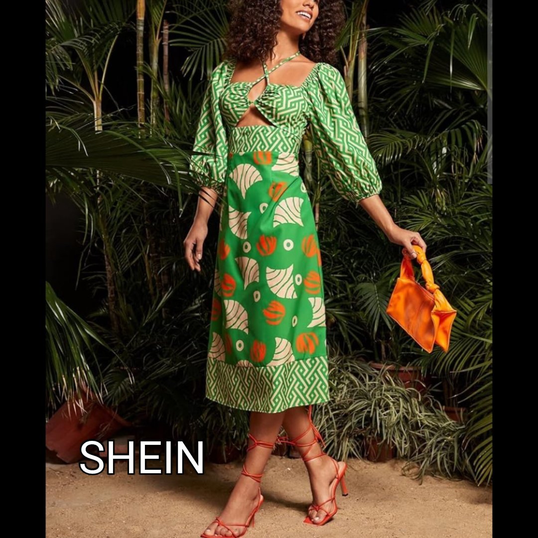 Jolie robe mi longue très tendance SHEIN T40 L neuve💘  