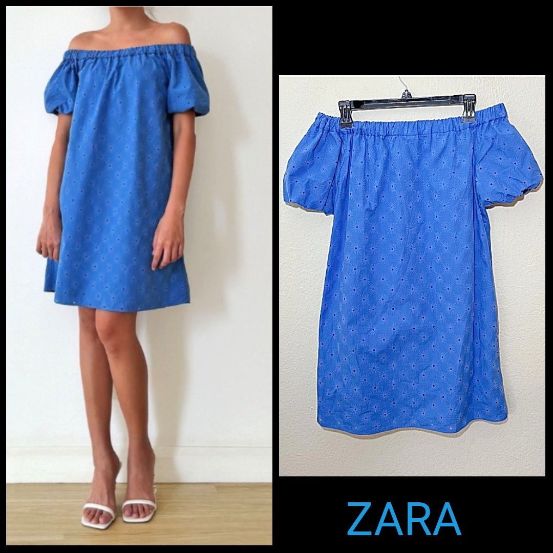 ZARA T36 NEUVE broderie anglaise 🩵 💕 