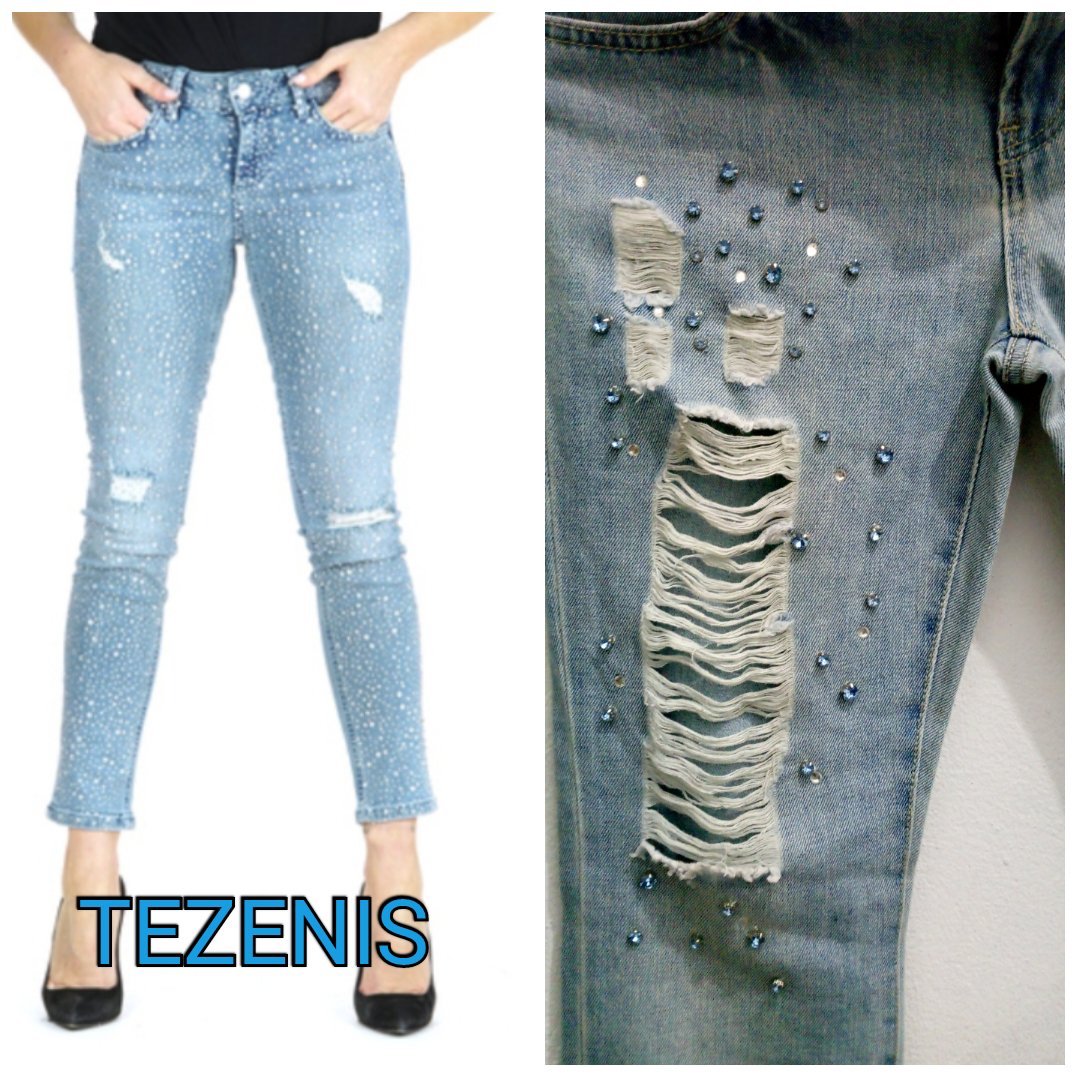 Jean slim très stylé TEZENIS T36 NEUF