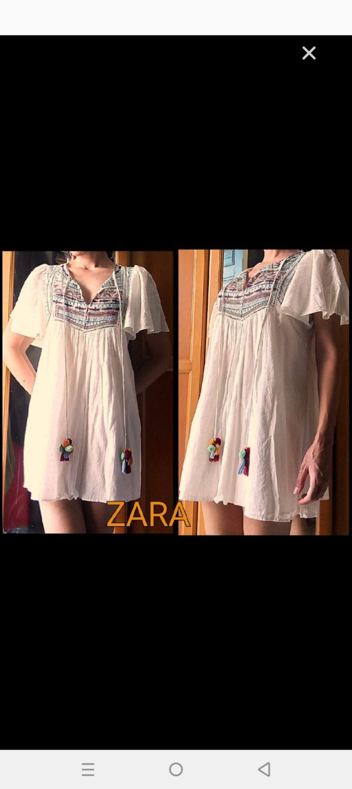 Jolie robe bohème ZARA T36  💕 prome sur les robe 20% avec le code  