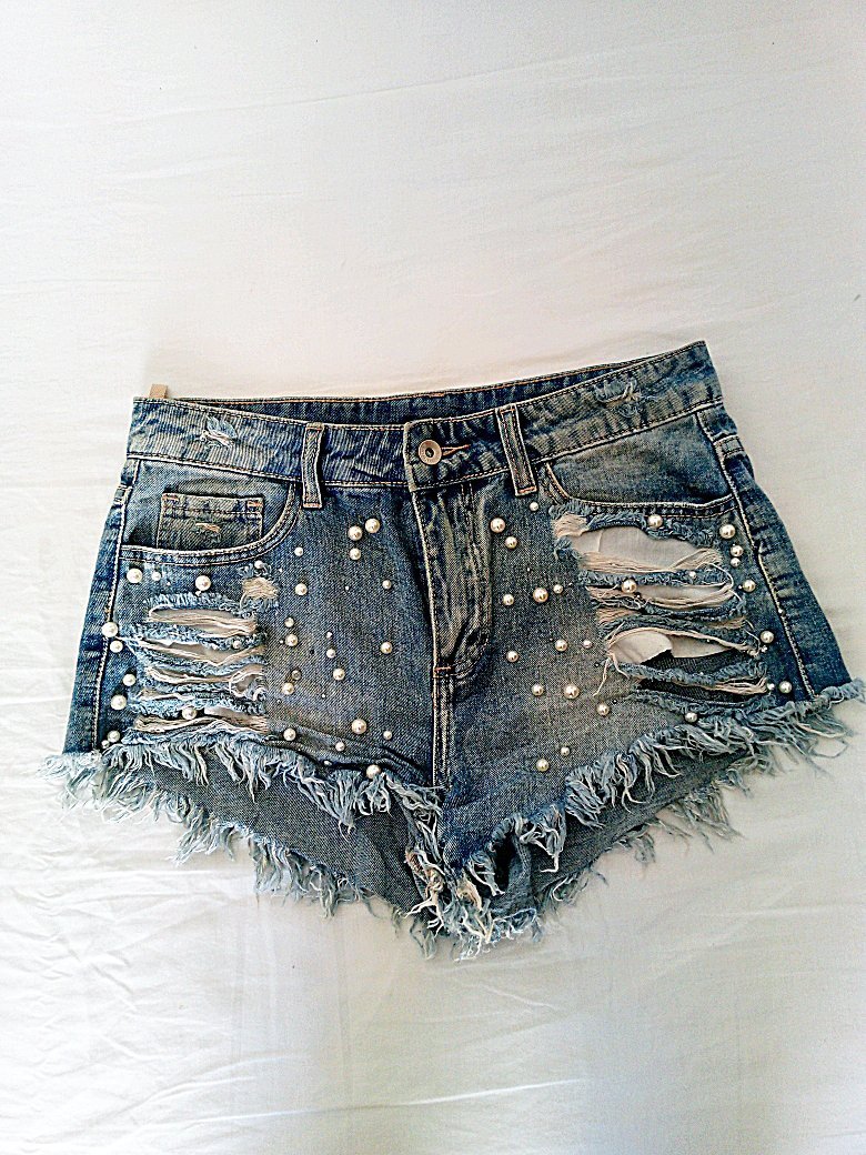 Joli short jean tendance T36