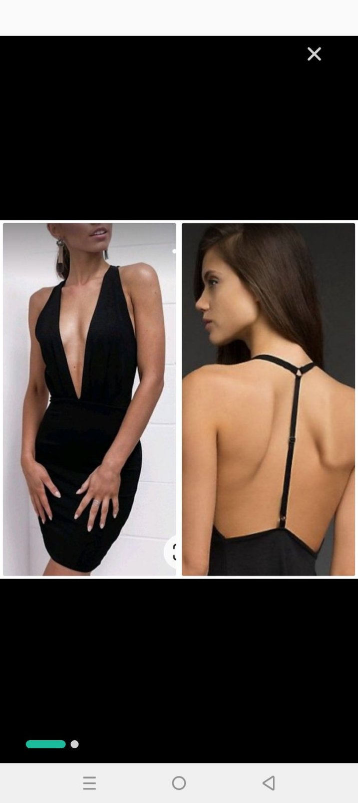 Jolie robe soirée dos spaghetti LULUS T36 NEUVE 💕 