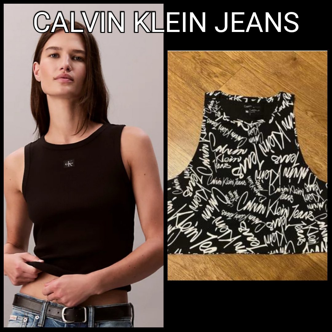 Croptop CALVIN KLEIN T36/38 authentique jamais porté💖 15% avec code AIDVIBES  