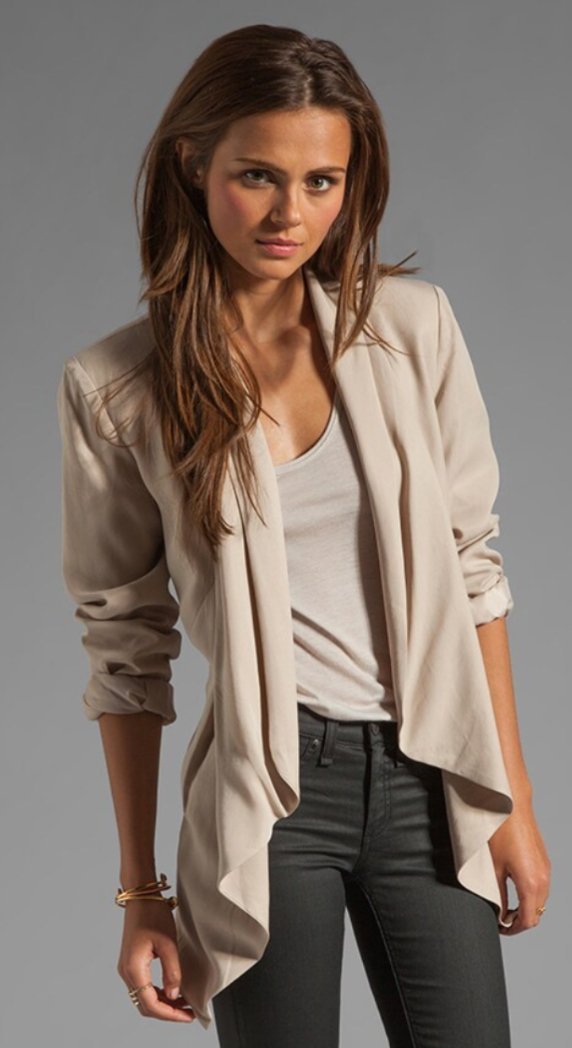 Gilet asymétrique daim blanc cassé ZARA T36/38 NEUF