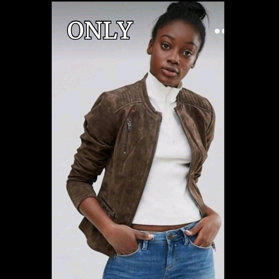 Veste 100% nubuck de la marque ONLY T36 ❤️ portée une seule fois , état comme neuf et sans aucun défaut 