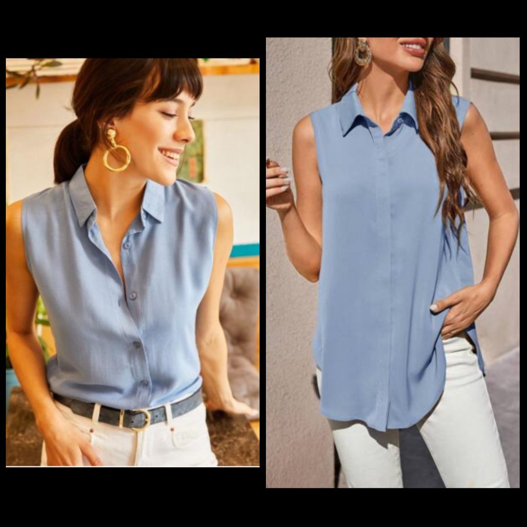 Jolie chemise en voile crépon NEW LOOK T38 jamais portée 