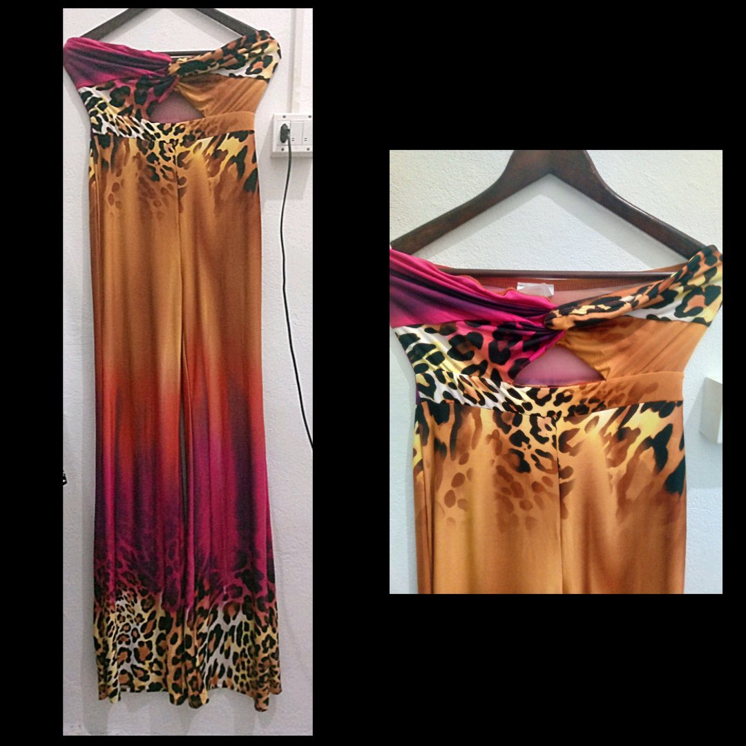 Jolie combinaison lycra jambes larges made in USA T40 neuuuve 💕 20% de remise avec le code 