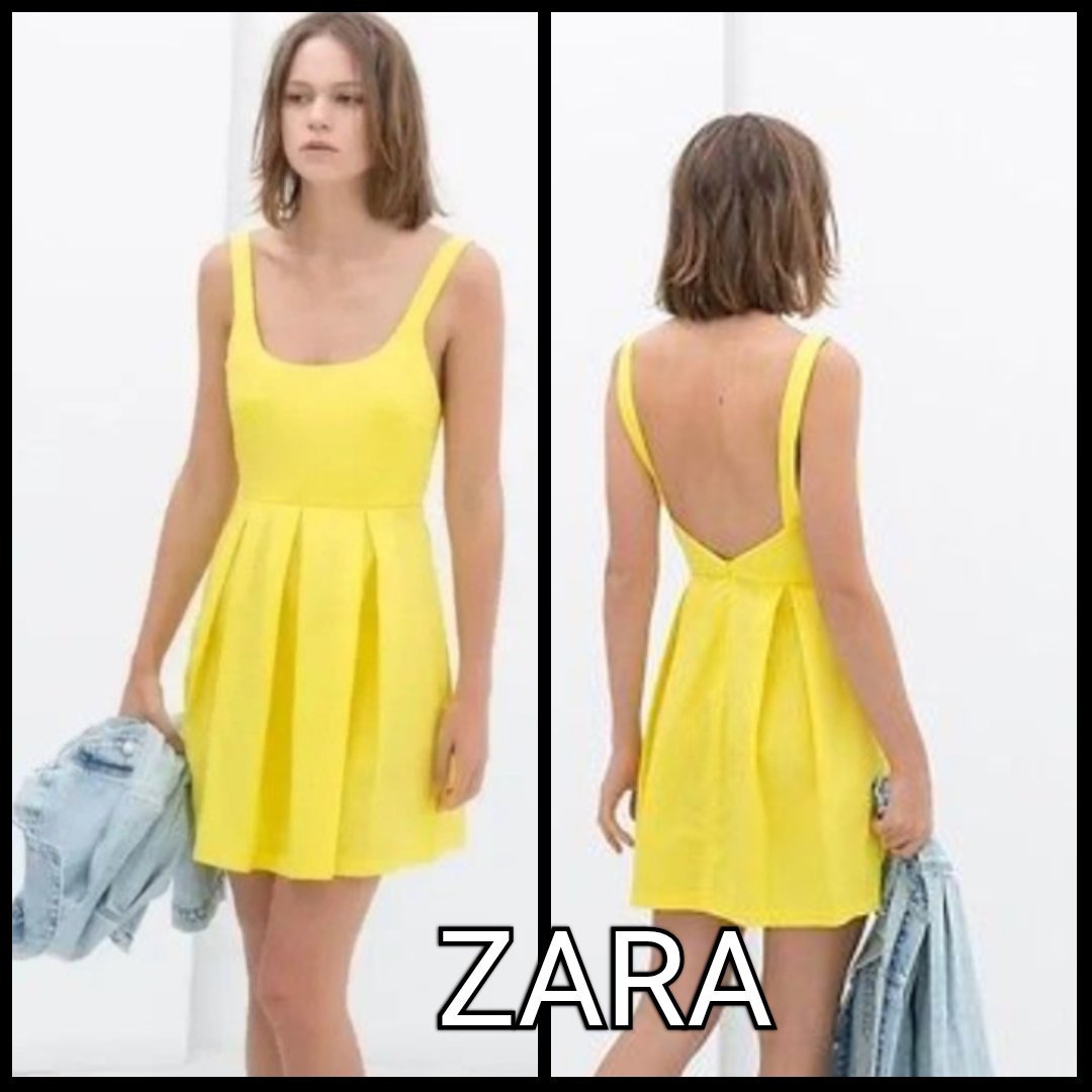 Jolie robe patineuse dos nu ZARA T38  