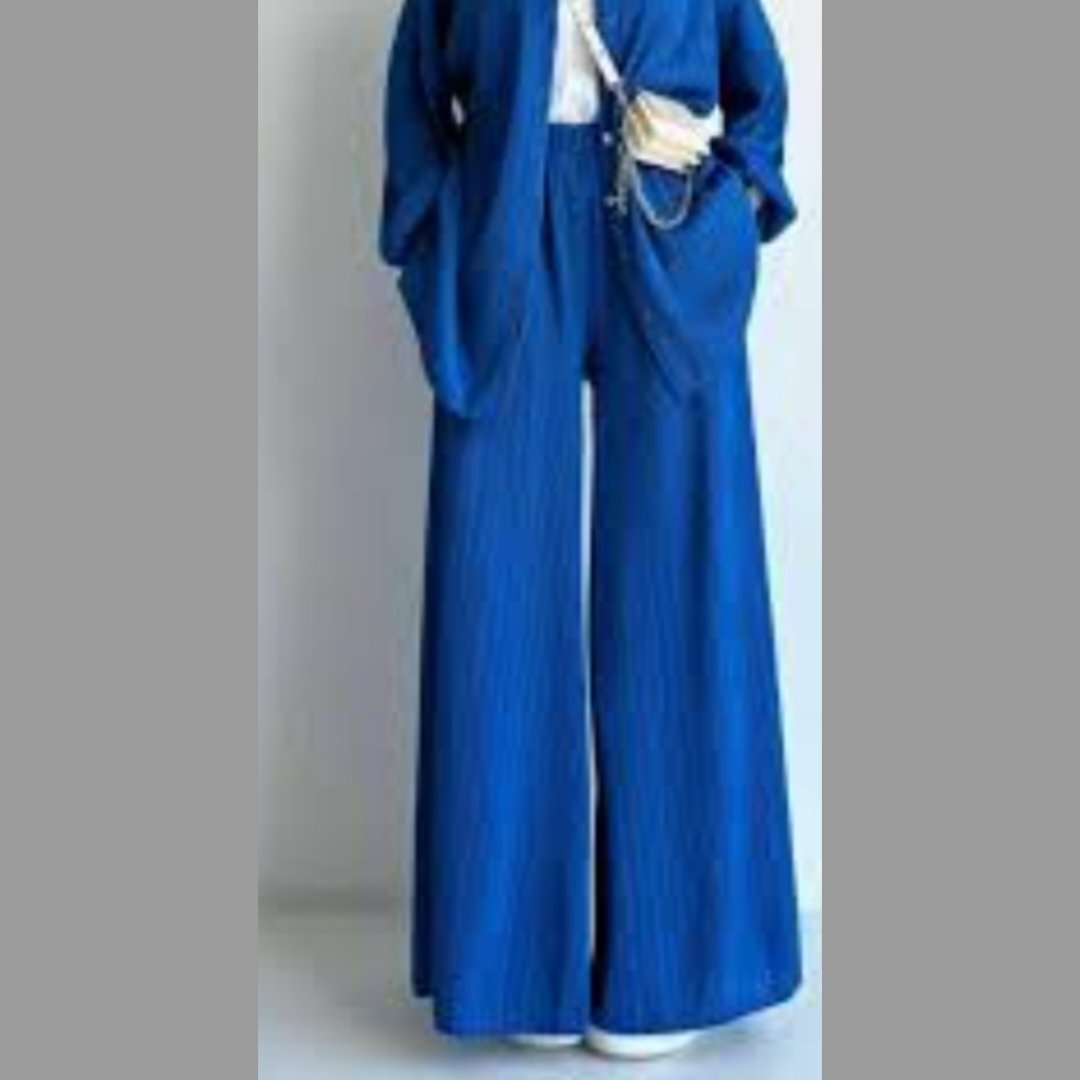 Joli pantalon Palazzo taille haute hyper chic XL neuf avec étiquette 