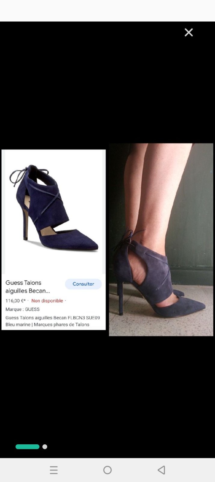 GUESS HEELS 🩵 P39 🩵 20% avec le code Farchek20 😍