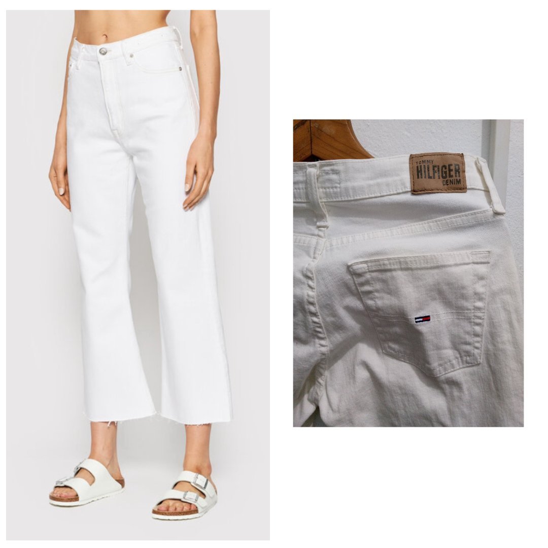 Pantalon jean flare peu court TOMMY HILFIGER T36 🩵 AUTHENTIQUE 💕20% avec le code promo 