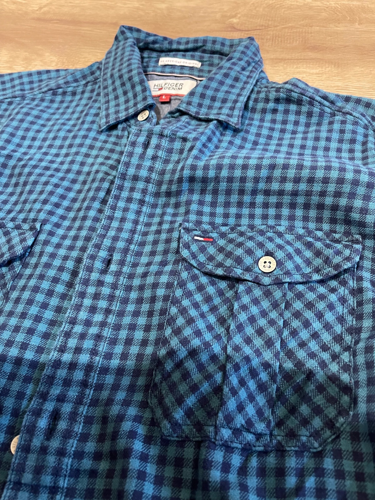 🇺🇸Chemise Tommy H (Large) (Authentique)