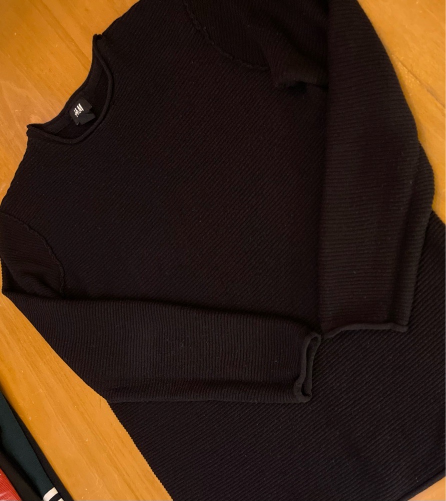 Pull H&M Homme Taille M Noir