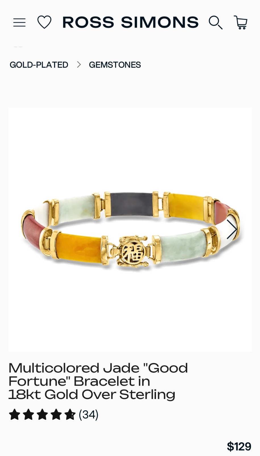 Ross simons Bracelet (neuf) 🇺🇸 T:20cm