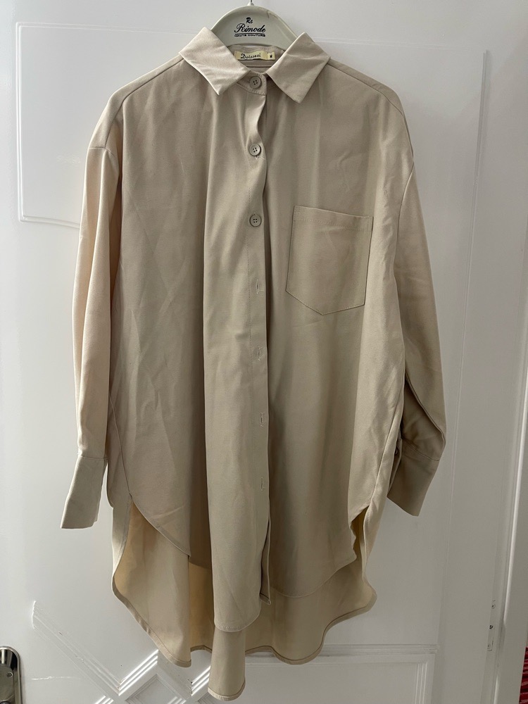 Chemise Beige (M)⭕️ Oversize⭕️ 