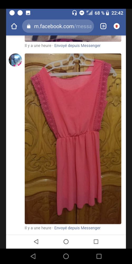 robe rose 