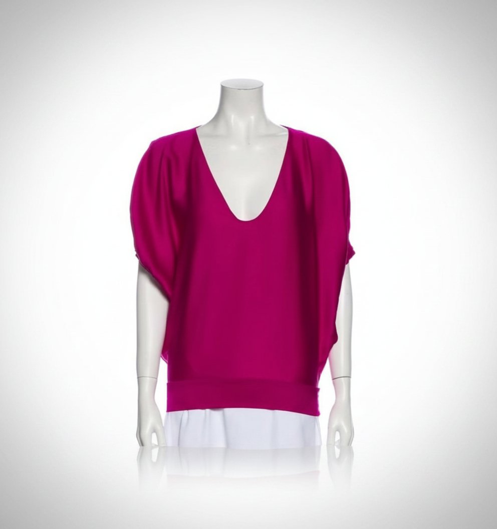 Blouse en soie pure de la marque Diane von Furstenberg 