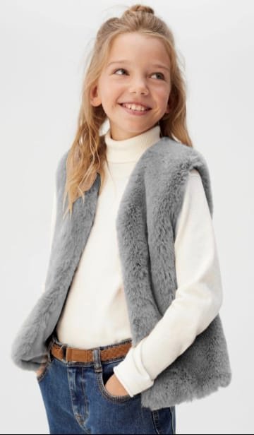 Gilet en fausse fourrure
