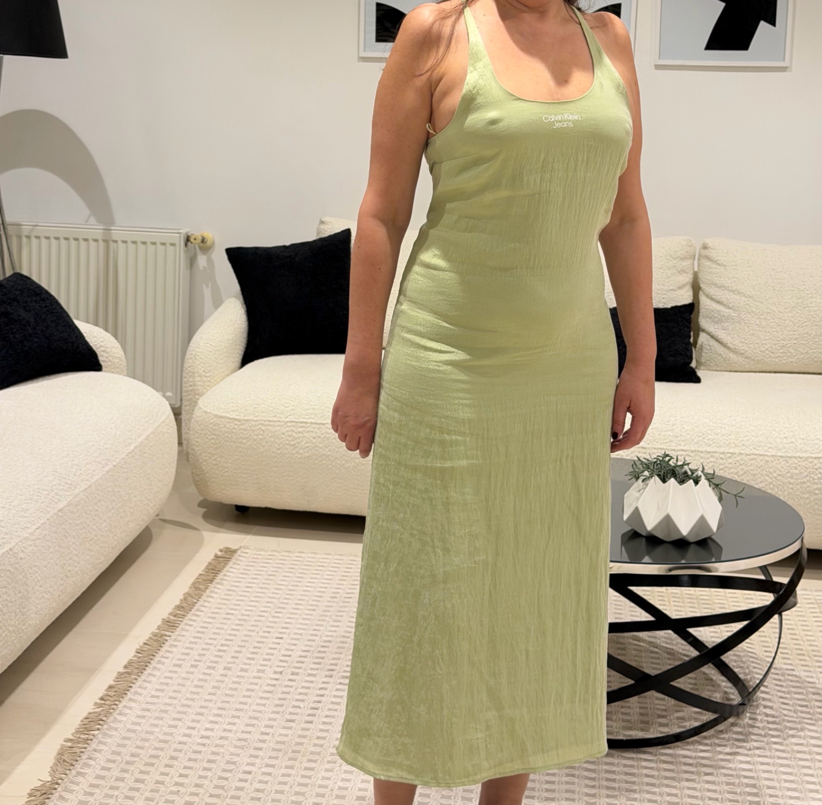 Robe vert pistache