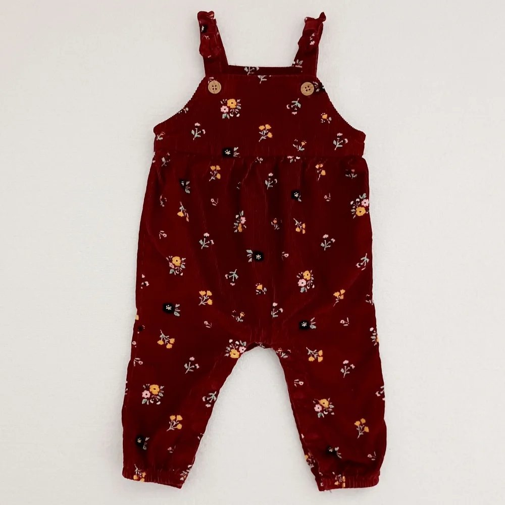 Salopette bebe en velours